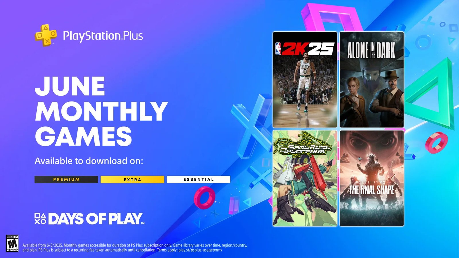 Junho de 2025 | PlayStation Plus Essential tem seus jogos revelados