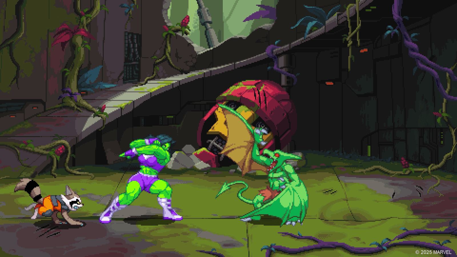 Rocket Raccoon e Mulher-Hulk serão jogáveis em Marvel Cosmic Invasion