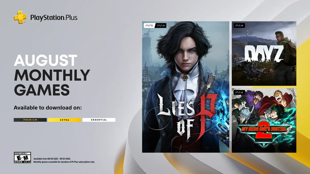 Agosto de 2025 | PS Plus Essential tem seus jogos revelados