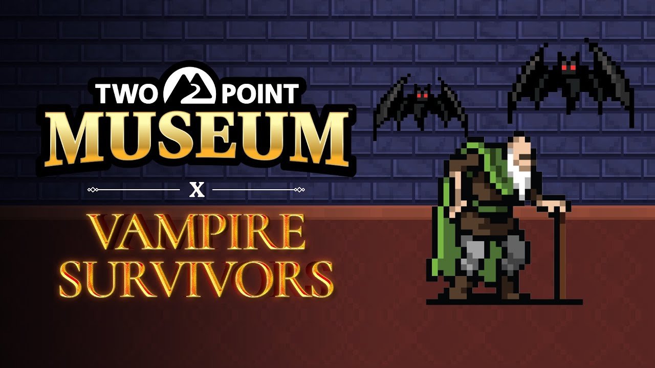 Vampire Survivors invade o universo de Two Point Museum em atualização gratuita