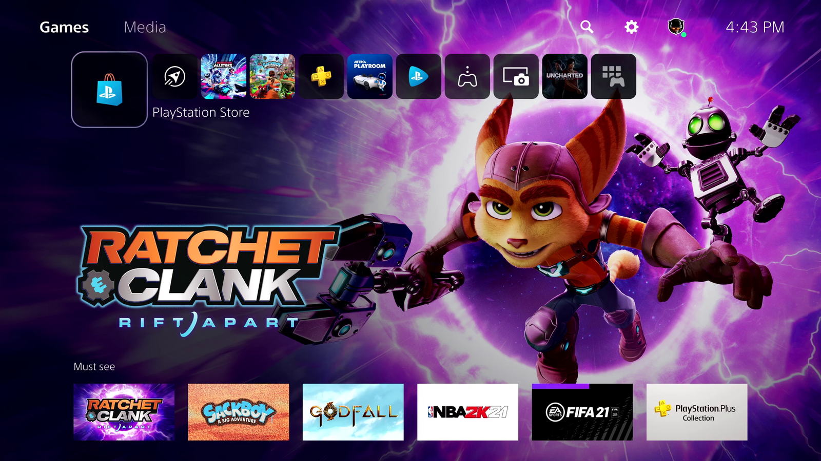 Sony testa atualização do PS5 com mudanças em sua interface